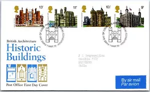 GREAT BRITAIN FIRST DAY COVER HISTORIC BUILDINGS CANCELLED AT EDINBURGH 1978 - Picture 1 of 2