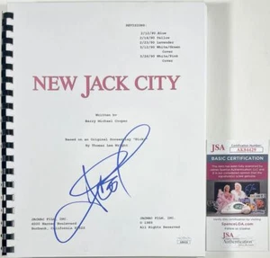 Ice-T Signed New Jack City Complete Movie Script Autograph Hip Hop JSA COA - Picture 1 of 1