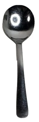 Soup Spoon 1 Count 6 inch Update Stainless Taiwan 18CR Oval Handle - Image 1 of 4