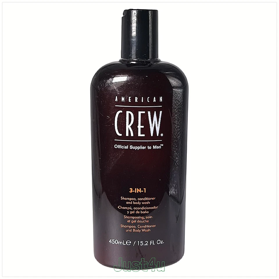 Champú acondicionador y gel de baño American Crew 3 en 1 15,2 oz Foto 1 de 1
