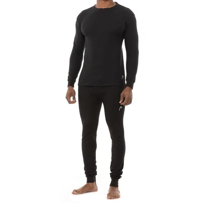 HEAD Thermal Waffle 2 PC BASE LAYER Leggings Pants & SHIRT SET Mens Size XL NEW - Image 1 of 4