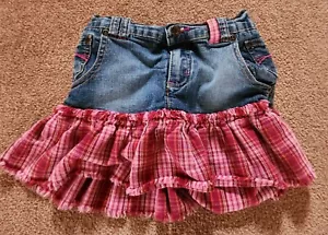 Glo Toddler Girls Upper Skirt / Shorts Denim Size 4 - Picture 1 of 3