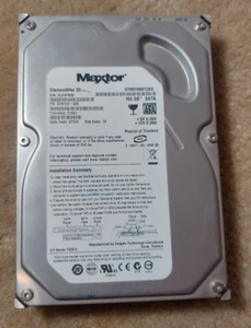 MAXTOR DIAMONDMAX 20 STM3160812AS 160 GB HARD DRIVE - Picture 1 of 3
