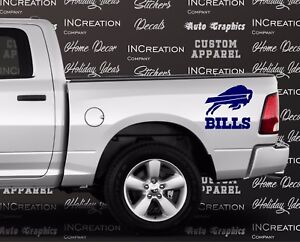 Buffalo Bills 2 Truck Car Vinyl Decal Stickers NFL Football team fan banner logo