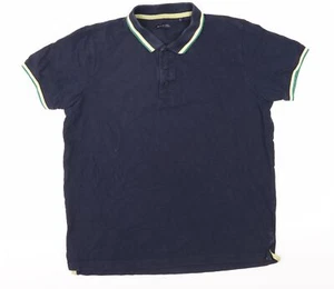 Brave Soul Men's Blue Polo Shirt L - Picture 1 of 12
