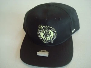 BOSTON CELTICS GLOW IN DARK SCRIPT snapback DEADSTOCK HAT CAP VINTAGE P3 - Picture 1 of 2