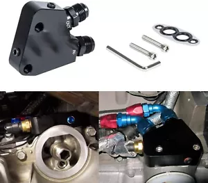 Engine Oil Cooler Adapter Kit for GM LS1 LS2 LS3 LS6 LS7 LS9 2005-2019 Corvette - Picture 1 of 12