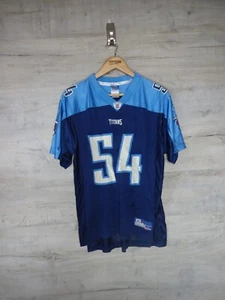 Camiseta deportiva de colección de fútbol americano de los Tennessee Titans Burns Reebok NFL XL para niños ajustada pequeña - Imagen 1 de 5