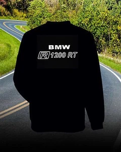 BMW R1200 RT  SWEATSHIRT  Front and Back Logo's...BLACK - Bild 1 von 4
