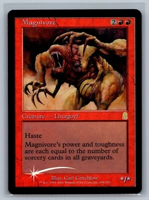 Magic The Gathering Odyssey Magnivore #204/350 Foil MTG TCG CCG - Image 1 of 2