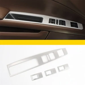 SS Car Window Switch Panel Trim Frame Cover Decoration Sticker for VW Phaeton - Picture 1 of 5