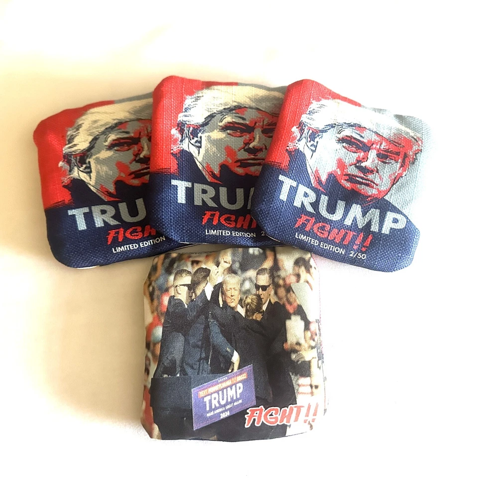 TRUMP - EDICIÓN LIMITADA - Bolsas Cornhole Pro (Juego de 4 Bolsas) Foto 1 de 1
