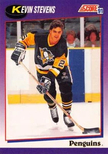 1991-92 Score American #248 Kevin Stevens - Picture 1 of 2