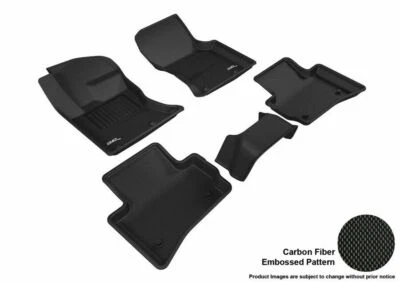 3D MAXpider  Black 1st & 2nd Row 5 Piece Set for Jaguar F-Pace - Image 1 of 4