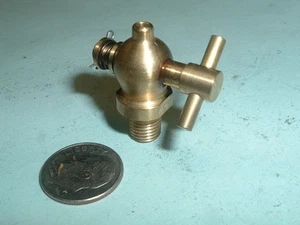 Mini Model Hit and miss Gas engine Brass UNspouted Drain Valve 1/16 npt Thread  - Picture 1 of 1