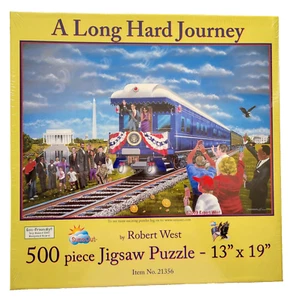 SunsOut: A Long Hard Journey, 500 Piece Puzzle by Robert West - New and Sealed - Picture 1 of 5
