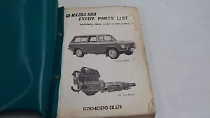 MAZDA 800 ESTATE WAGON PARTS CATALOGUE CATALOG BOOK ORIGINAL GENUINE - Picture 1 of 5