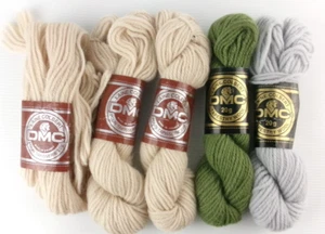 94g DMC Hanks of Tapestry Wool Colours 7736, 7141, 7715 - Picture 1 of 3
