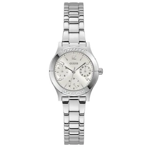 Orologio guess donna acciaio argento da polso al quarzo analogico orologi watch - Imagen 1 de 1