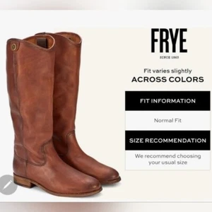 Frye Equestrian Leather Riding Boots Size 5.5 - Picture 1 of 10