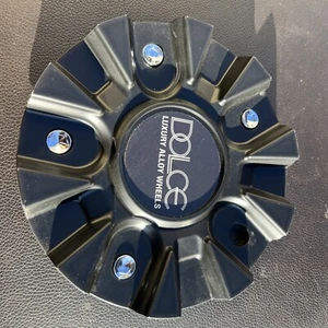Unknown Wheels Matte Black Custom Wheel Center Cap # C-451-2 CDC62-1MB - Picture 1 of 6
