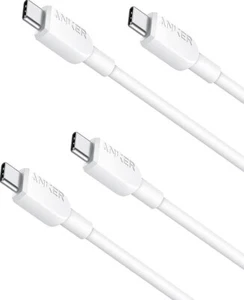 Anker 3ft USB-C to USB-C Cable (2 PK) Fast Charging for Apple & Samsung Devices - Picture 1 of 2