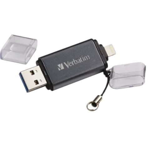 Unidad flash USB 3.0 PE Verbatim® iStore 'n' Go con conector Lightning® (32 GB) Foto 1 de 1