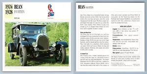 Bean - Fourteen - 1924-28 Popular - Classic Cars Collectors Club Card - Picture 1 of 1