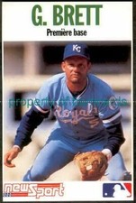 George Brett #3 1992 NewSport French Magazine card
