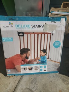 summer banister and stair gate