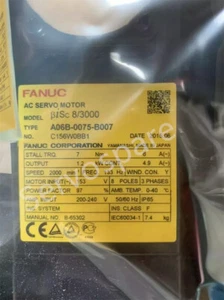 1 pieza nuevo en caja FANUC A06B-0075-B007 servomotor envío rápido - Imagen 1 de 8