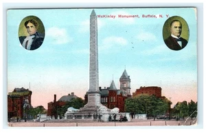 Cartolina McKinley Monument Buffalo NY, New York 1915 - Foto 1 di 2