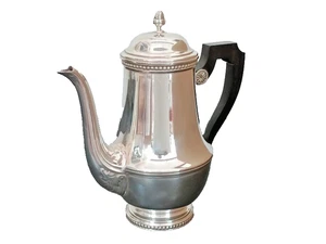 Ercuis - Kaffeekanne aus versilbertem Metall - Bild 1 von 11