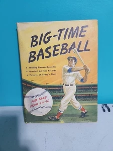 Vintage-1950 "BIG TIME BASEBALL" Softcover Book - Picture 1 of 10