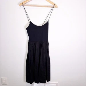 Theory Thin Strap Linen Skirt Dress - Picture 1 of 8