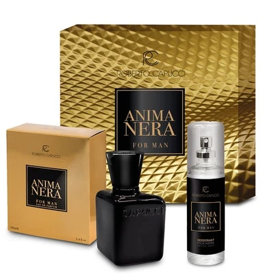 CAPUCCI Anima Nera Uomo Geschenkset Eau de Parfum 100 ml + Deo 120ml