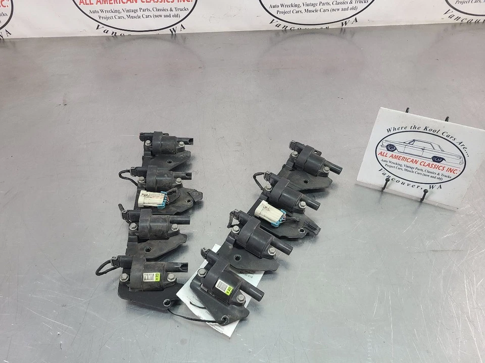 C6 Corvette Grand Sport 2011 conjunto de 8 piezas de encendido/paquete de bobinas con soportes - OEM Foto 1 de 4