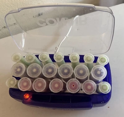 Conair Easy Start Hot Hair Rollers HS15R 20 Curlers  Tested-NO CLIPS - Image 1 of 4