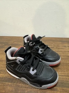 Air Jordan 4 Zapatos Atléticos Retro 'Bred Reimagined' BQ7670 006 - Talla 10C - Imagen 1 de 9