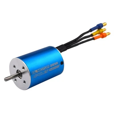 4-Pole Waterproof Brushless Motor 2838 3600KV for RC 1:12 1:14 Car Truck Model - Image 1 of 2