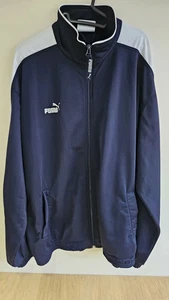 Giacca tuta uomo Puma blu navy con zip taglia XL Y2K - Foto 1 di 11