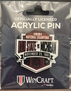 1961 OSU Championship Pin Vs That Team Up North - Bild 1 von 1