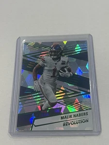 2025 Panini Revolution Malik Nabers Green Cubic Parallel /10 SSP Giants  - Picture 1 of 2