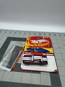 2005 HOT WHEELS CLASSICS Series 2 Mattel 6/30 1965 MUSTANG Red - Open Pack-New - Picture 1 of 2