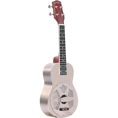 Gold Tone ResoUke Resonator Ukulele Brushed Metal LN - Image 1 of 4