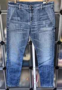 Rag & Bone Dre Carpenter in Delancy Wash Jeans Women’s Size 32 - Picture 1 of 14