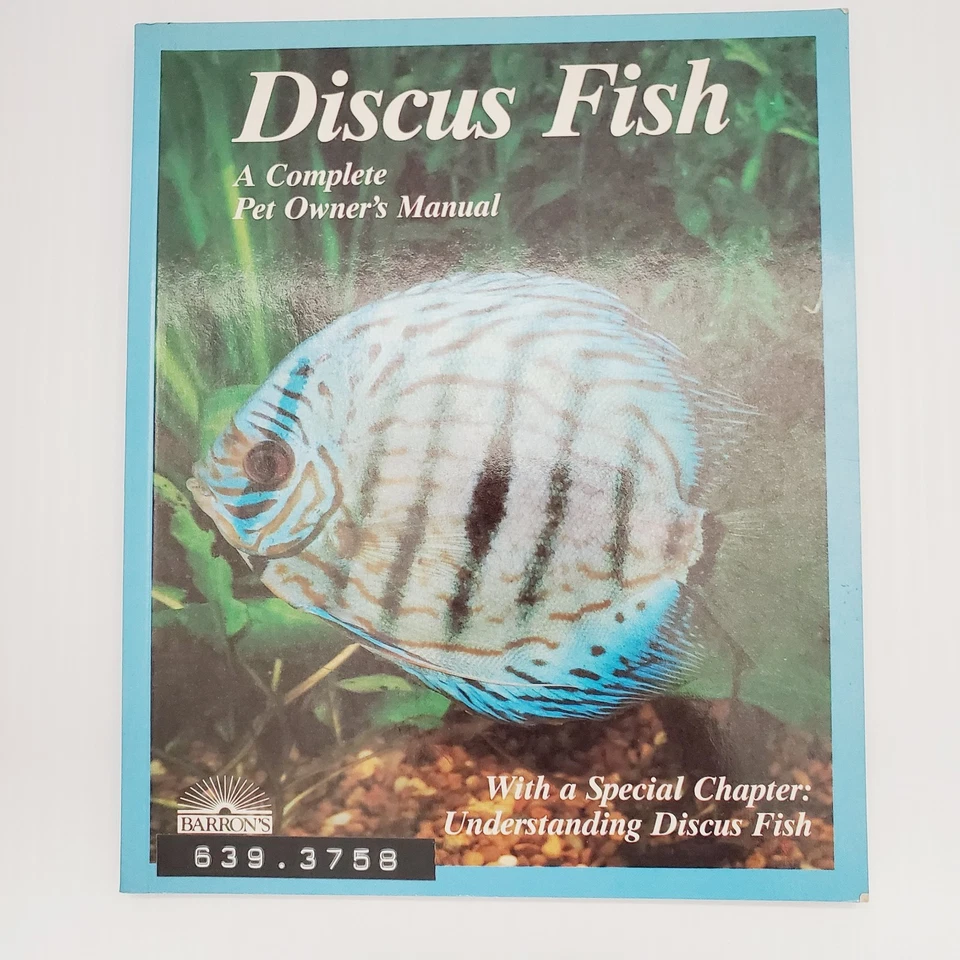 Discus Fish Book A Complete Pet Owner's Manual Vintage Photos Aquarium Barron's - Image 1 of 4