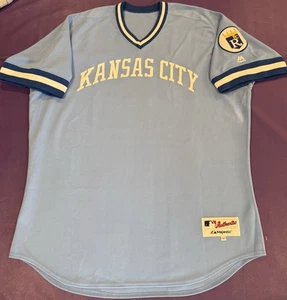Kansas City Royals Lorenzo Cain/W. Maglia Wilson #6 TBTC Autentica Majestic 52 - Foto 1 di 8