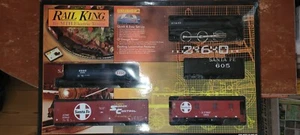 MTH O Scale Rail King Steam Engine Train Set "Steel Rail Freight Hauler" 2-6-0 - Picture 1 of 4