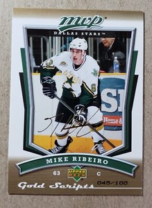 2006-07 Upper Deck MVP Gold Script Mike Ribeiro /100 Dallas Stars #275